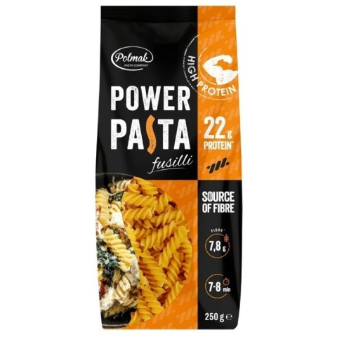 Makaron proteinowy fusilli Power Pasta Polmak, 250 g