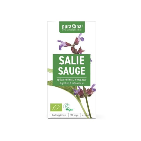 SZAŁWIA BIO (250 mg) 120 KAPSUŁEK - PURASANA