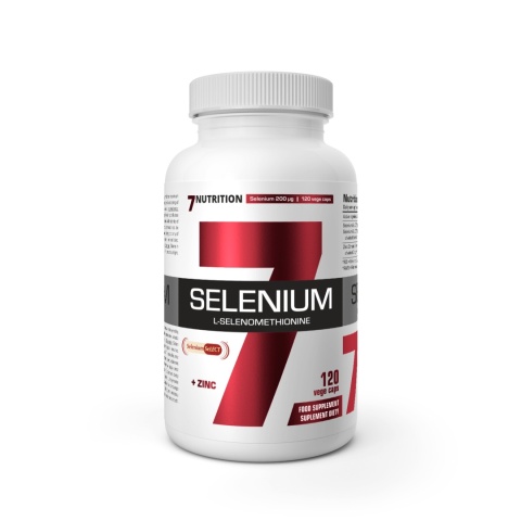 7NUTRITION Selenium L-selenomethionine + Zinc - Selen + Cynk (120 kaps.)