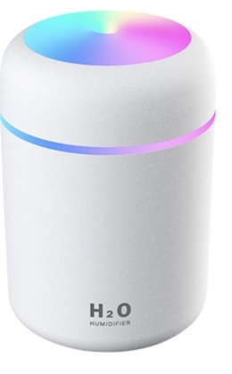 H2O Nawilżacz powietrza - dyfuzor do olejków - USB biały (2 W)