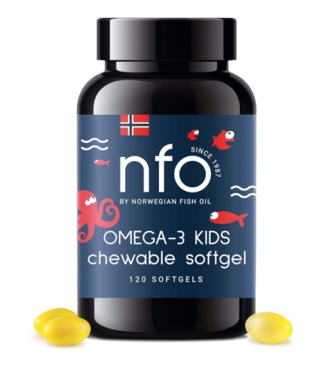 NFO Omega-3 Kids Chewable (120 kaps. miękkich do żucia)