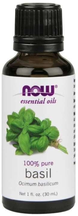 NOW FOODS Basil - 100% Olejek Bazyliowy - Bazylia (30 ml)