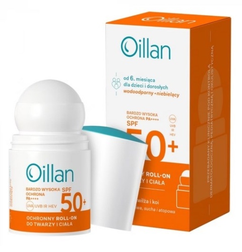 OILLAN Sun Roll-on SPF50 (50 ml)