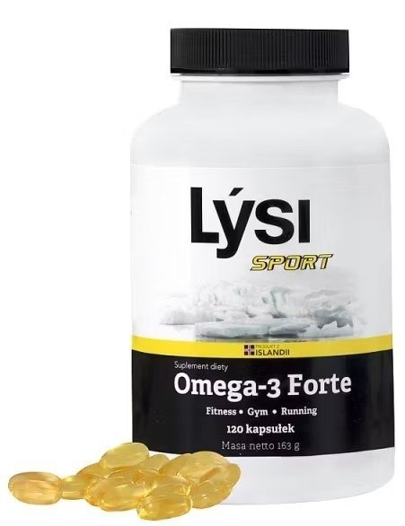 OMEGA-3 FORTE 120 KAPSUŁEK - LYSI SPORT