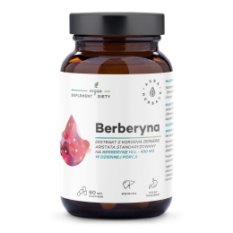 AURA HERBALS Berberyna HCl 490 mg Berberis aristata (60 kaps.)