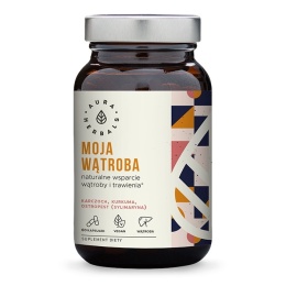 AURA HERBALS Moja Wątroba: karczoch + ostropest + kurkuma (60 kaps.)