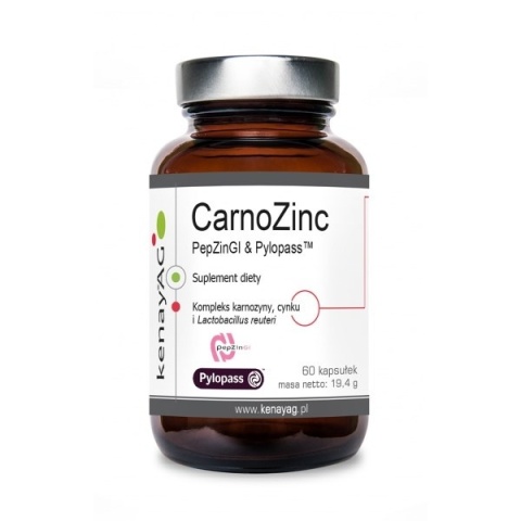 KENAY CarnoZinc - Karnozyna Cynk i Lactobacillus (60 kaps.)