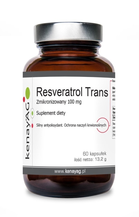 KENAY Zmikronizowany Resveratrol 100 mg (60 kaps.)