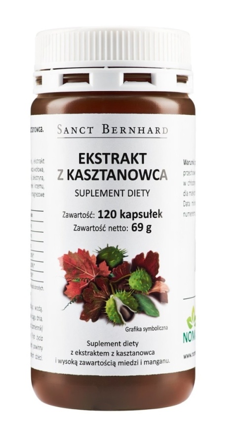 KRAUTERHAUS SANCT BERNHARD Ekstrakt z kasztanowca (120 kaps.)