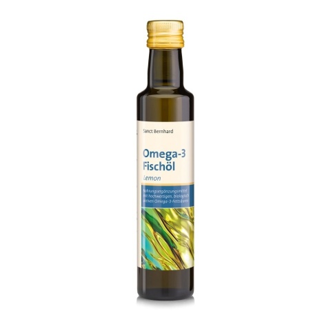 KRAUTERHAUS SANCT BERNHARD Olej rybny omega 3 - smak cytrynowy (250 ml)