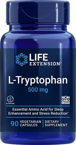 LIFE EXTENSION L-Tryptophan 500 mg (90 kaps.)