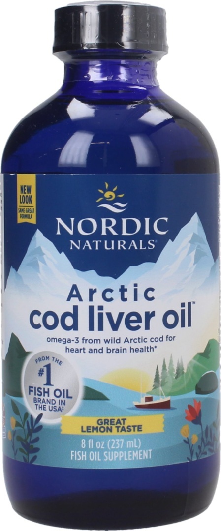 NORDIC NATURALS Arctic Cod Liver Oil Lemon (237 ml)