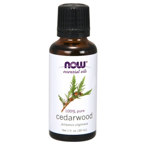 NOW FOODS 100% Olejek Cedrowy - Cedarwood (Drzewo Cedrowe) (30 ml)