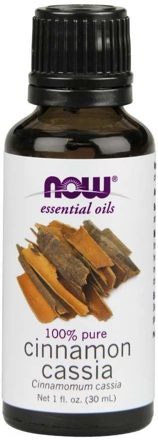 NOW FOODS 100% Olejek Cynamonowy Cinnamon Cassia - Cynamon (30 ml)