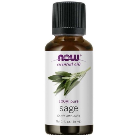 NOW FOODS 100% Olejek z Szałwii - Sage - Szałwia (30 ml)