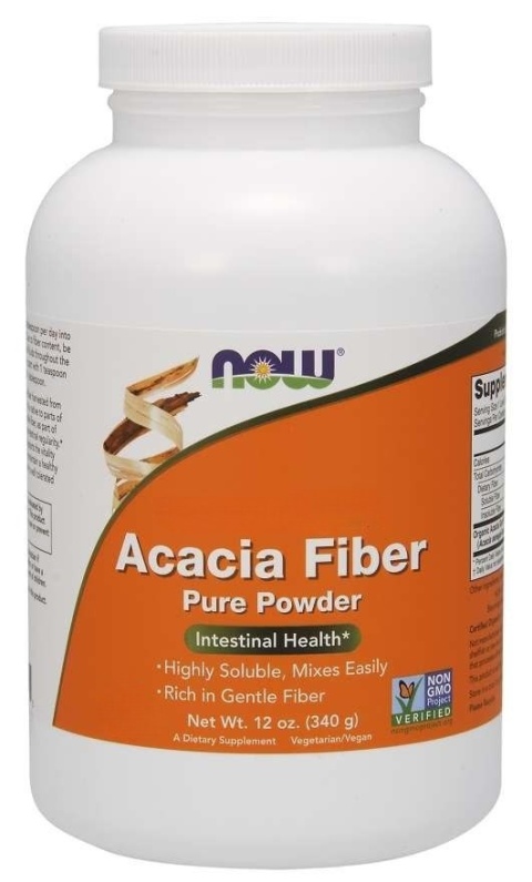 NOW FOODS Acacia Fiber - Błonnik Akacjowy (340 g)