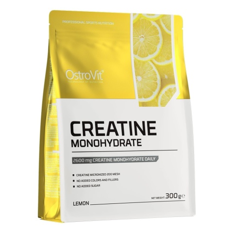 OSTROVIT Monohydrat Kreatyny - smak cytrynowy (300 g)