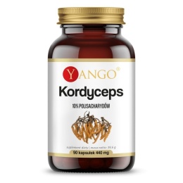 YANGO Kordyceps - ekstrakt 10% polisacharydów (90 kaps.)