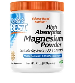 DOCTOR'S BEST High Absorption Magnesium Powder - Magnez (200 g)
