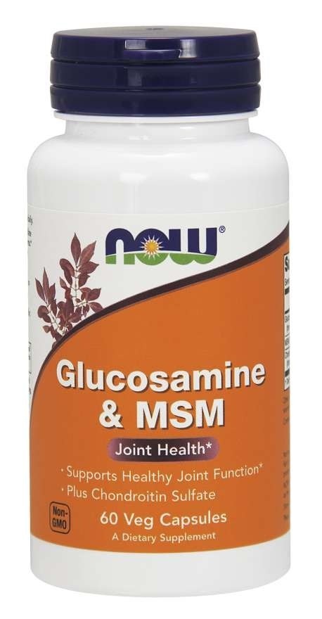 NOW FOODS Glukozamina z MSM (60 kaps.)