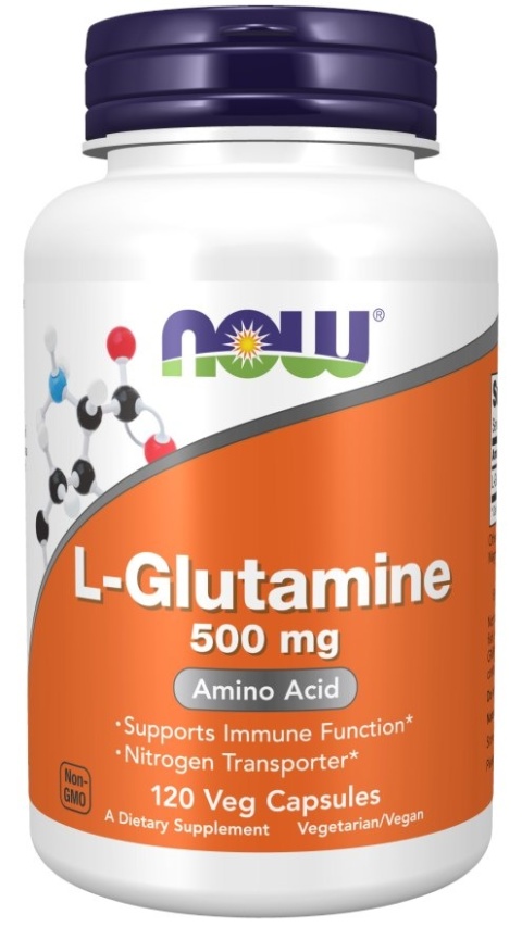 NOW FOODS L-Glutamine 500 mg (120 kaps.)