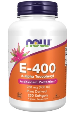 NOW FOODS Witamina E 400 IU - 268 mg (250 kaps.)