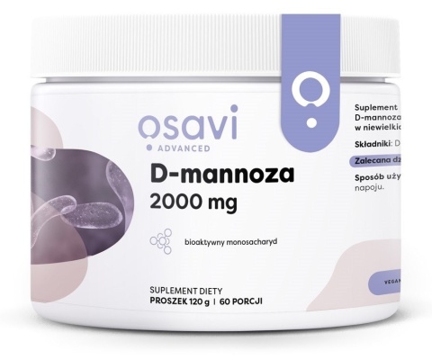 OSAVI D-mannoza 2000 mg (120 g)