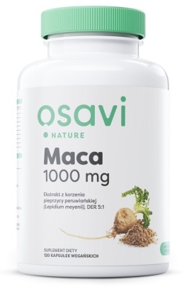 OSAVI Korzeń Maca - ekstrakt 5:1 500 mg (120 kaps.)