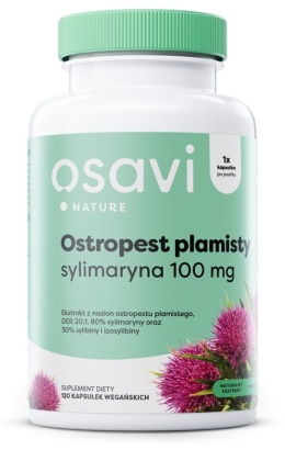OSAVI Ostropest plamisty, sylimaryna 100 mg (120 kaps.)