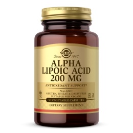 SOLGAR Alpha Lipoic Acid 200 mg - Kwas alfa liponowy 200 mg (50 tabl.)