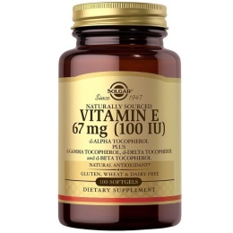 SOLGAR Vitamin E - Witamina E 67 mg (100 IU) (100 kaps.)