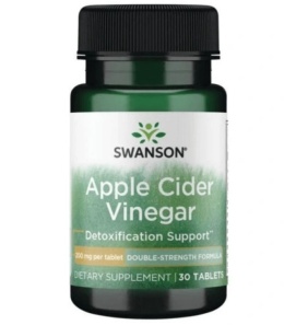 SWANSON Apple Cider Vinegar 200 mg (30 tabl.)