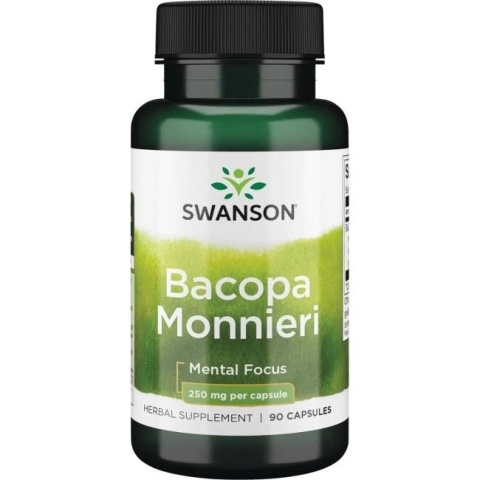 SWANSON Bacopa Monnieri 250 mg (90 kaps.)