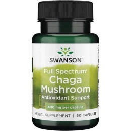 SWANSON Full Spectrum Chaga Mushroom (60 kaps.)