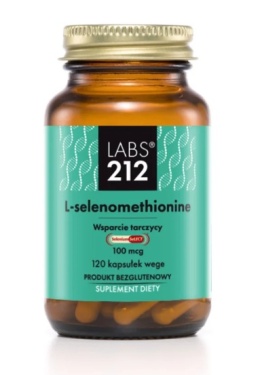 LABS212 L-Selenomethionine Selenium SeLECT - L-selenometionina (120 kaps.)