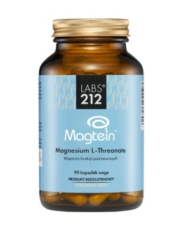LABS212 Magnesium L-Threonate Magtein - L-Treonian magnezu (90 kaps.)