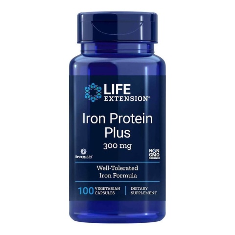 LIFE EXTENSION Iron Protein Plus (100 kaps.)
