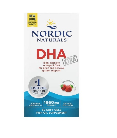 NORDIC NATURALS DHA Xtra Omega-3 Oil (60 kaps.)