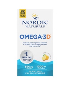 NORDIC NATURALS Omega-3D (60 kaps.)