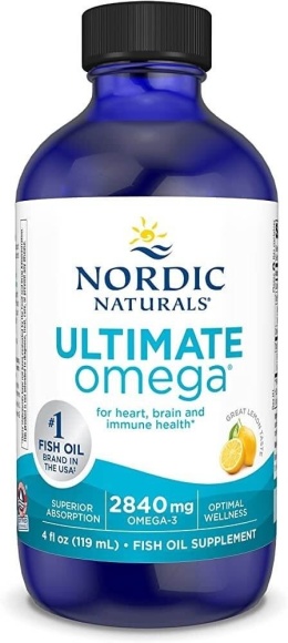 NORDIC NATURALS Ultimate Omega, Lemon, 2840 mg (119 ml)