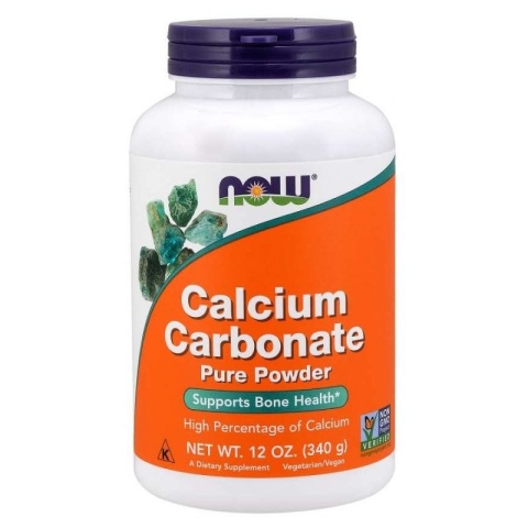 NOW FOODS Calcium Carbonate - Węglan Wapnia (340 g)