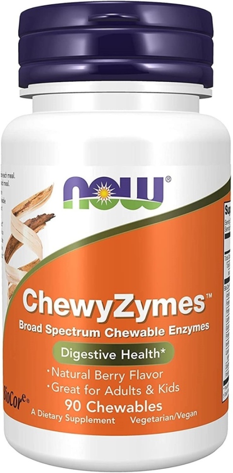 NOW FOODS ChewyZymes - Enzymy trawienne (90 tabl.)
