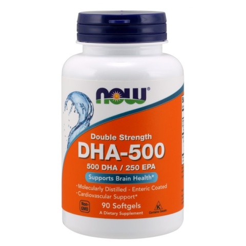DHA-500 kwasy tłuszczowe Omega-3 (90 kaps.)