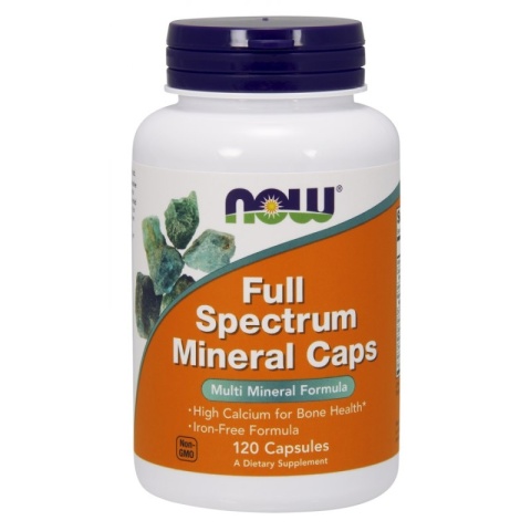 NOW FOODS Full Spectrum Mineral Caps - Minerały dla dorosłych (120 kaps.)