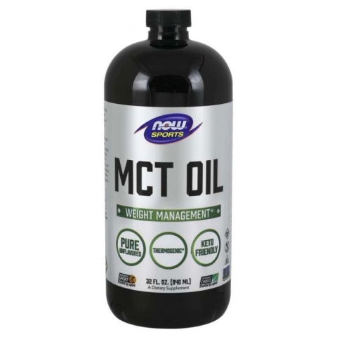 NOW FOODS MCT Oil - Olej MCT bezzapachowy (946 ml)