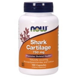 NOW FOODS Shark Cartilage - Chrząstka rekina (100 kaps.)