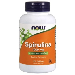 NOW FOODS Spirulina 1000 mg (120 tabl.)