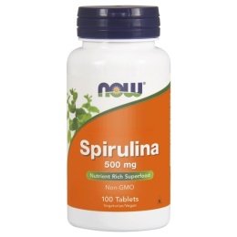 NOW FOODS Spirulina 500 mg (100 tabl.)