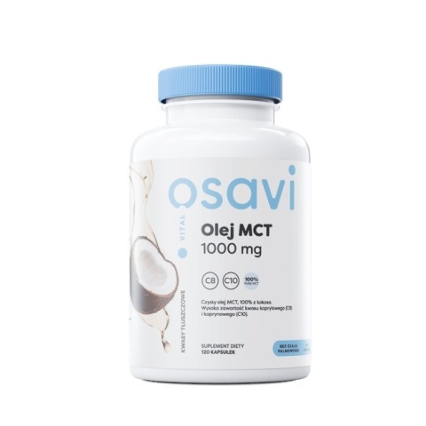 OSAVI Olej MCT 1000 mg (120 kaps.)