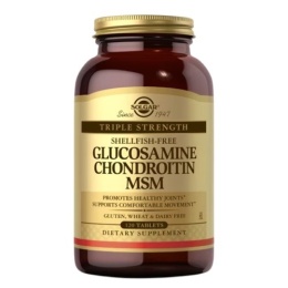 SOLGAR Glucosamine, Chondroitin, MSM (120 tabl.)